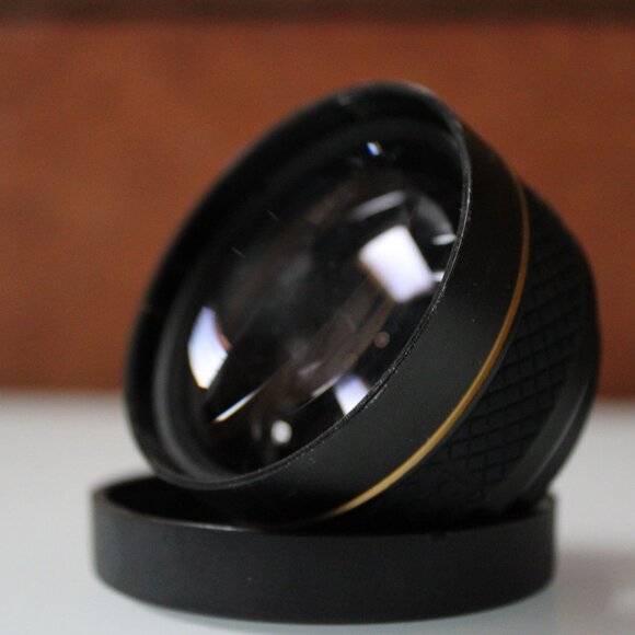 Polaroid Studio Series 2.2x Telephoto Lens Black Metal Threaded Front & Rear Cap - Picture 3 of 7